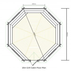 25m grill canbin floor plan