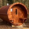 Carr Bank 4m Pine Barrel Sauna Carr Bank 4m Pine Barrel Sauna