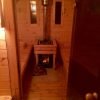 4m Pine Barrel Sauna lit @ night 4m Pine Barrel Sauna lit @ night