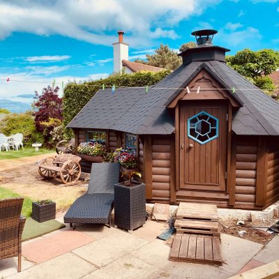 10m Grill Cabin with 1.8m Extension