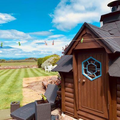 10m Medium Grill Cabin with 1.8m Extension