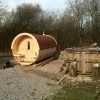 Hawes Villa 4m Pine Barrel Sauna & Wooden Hot Tub