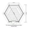 7m Sloping Wall Cabin Eaves height plan 7m Sloping Wall Cabin Eaves height plan