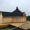17m Sloping Wall Grill Cabin with Extension 17m Sloping Wall Grill Cabin with Extension