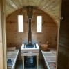 Log Fired Pine Barrel Sauna Log Fired Pine Barrel Sauna