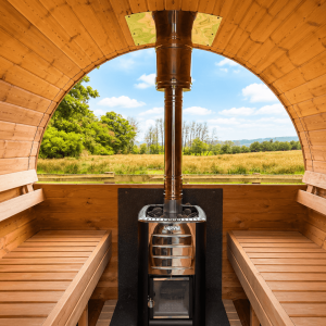 3m Thermowood Barrel Sauna