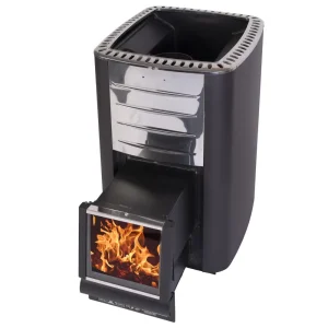 Harvia M3 SL Externally Fed Wood Burning Sauna Heater