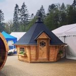 10m Sloping Wall Grill Cabin