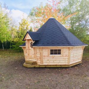 17m Sloping Wall Grill Cabin