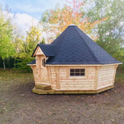 17m Sloping Wall Grill Cabin