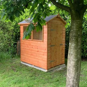 Apex Garden Shed from Carr Bank Garden Centre