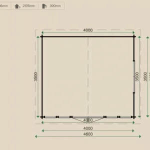 Log Cabin B15 Layout Plan