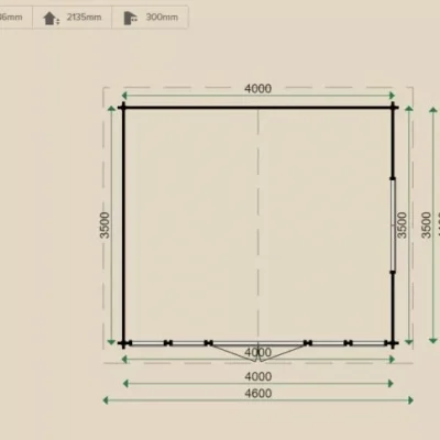 Log Cabin B15 Layout Plan