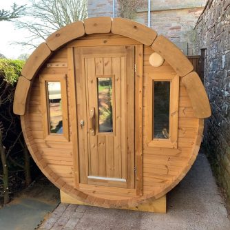 1.97m Thermowood Barrel Sauna with no porch 1.97m Thermowood Barrel Sauna with no porch