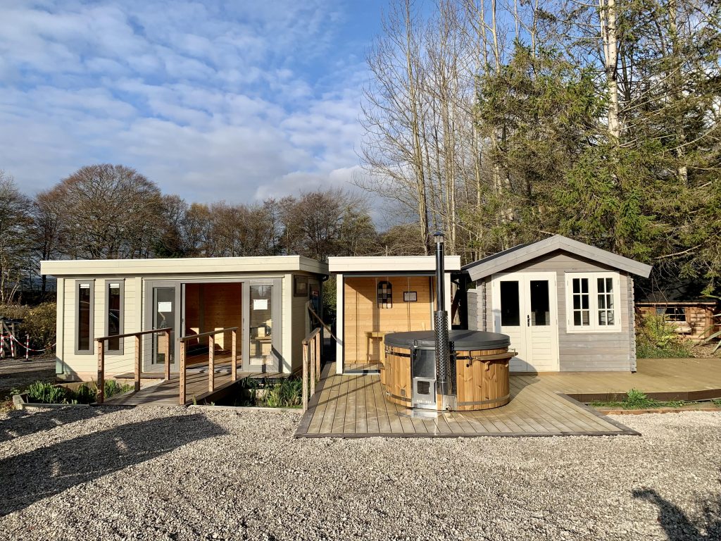 Lugarde Display Buildings at Carr Bank Garden Centre