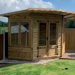 Harlech Corner Summerhouse makes a perfect Garden Room to enjoy your garden from