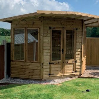 Harlech Corner Summerhouse makes a perfect Garden Room to enjoy your garden from Harlech Corner Summerhouse makes a perfect Garden Room to enjoy your garden from