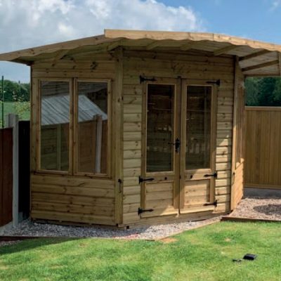 Harlech Corner Summerhouse makes a perfect Garden Room to enjoy your garden from