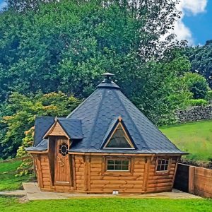 17m Sloping Wall BBQ Hut Grill Cabin Stoke