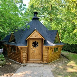 17m Garden Bar Grill Cabin 2.5m Extension