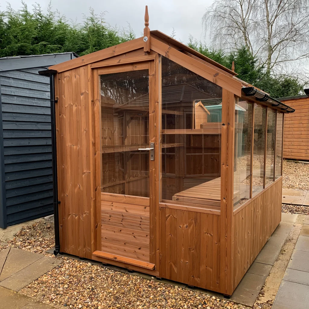 Swallow Jay 6' x 8' Potting Shed Oiled