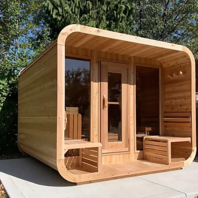 LunaWestern Red Cedar Sauna with Veranda