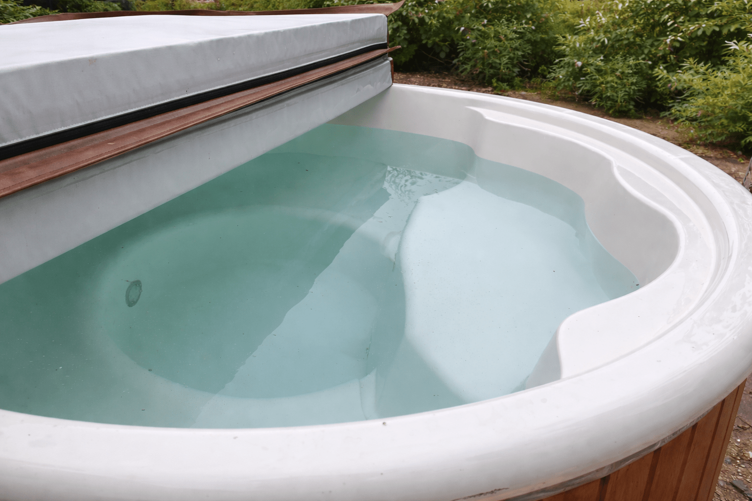 Off Grid Wood Fired Hot Tub with Thermowood Cladding from Carr Bank Garden Centre Off Grid Wood Fired Hot Tub with Thermowood Cladding from Carr Bank Garden Centre