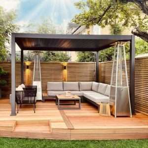 Nova Titan Pergola 3m x 4m Grey