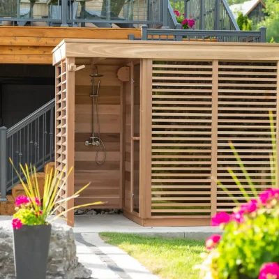 Pure Cube Sauna with Shower Room