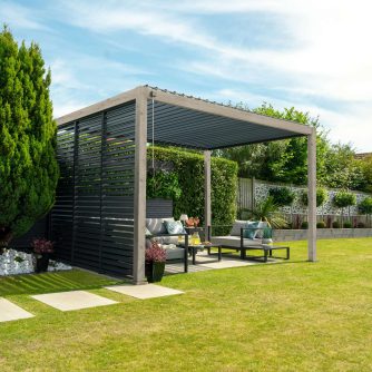 Nova Titan Pergola Wood Look 3m x 4m