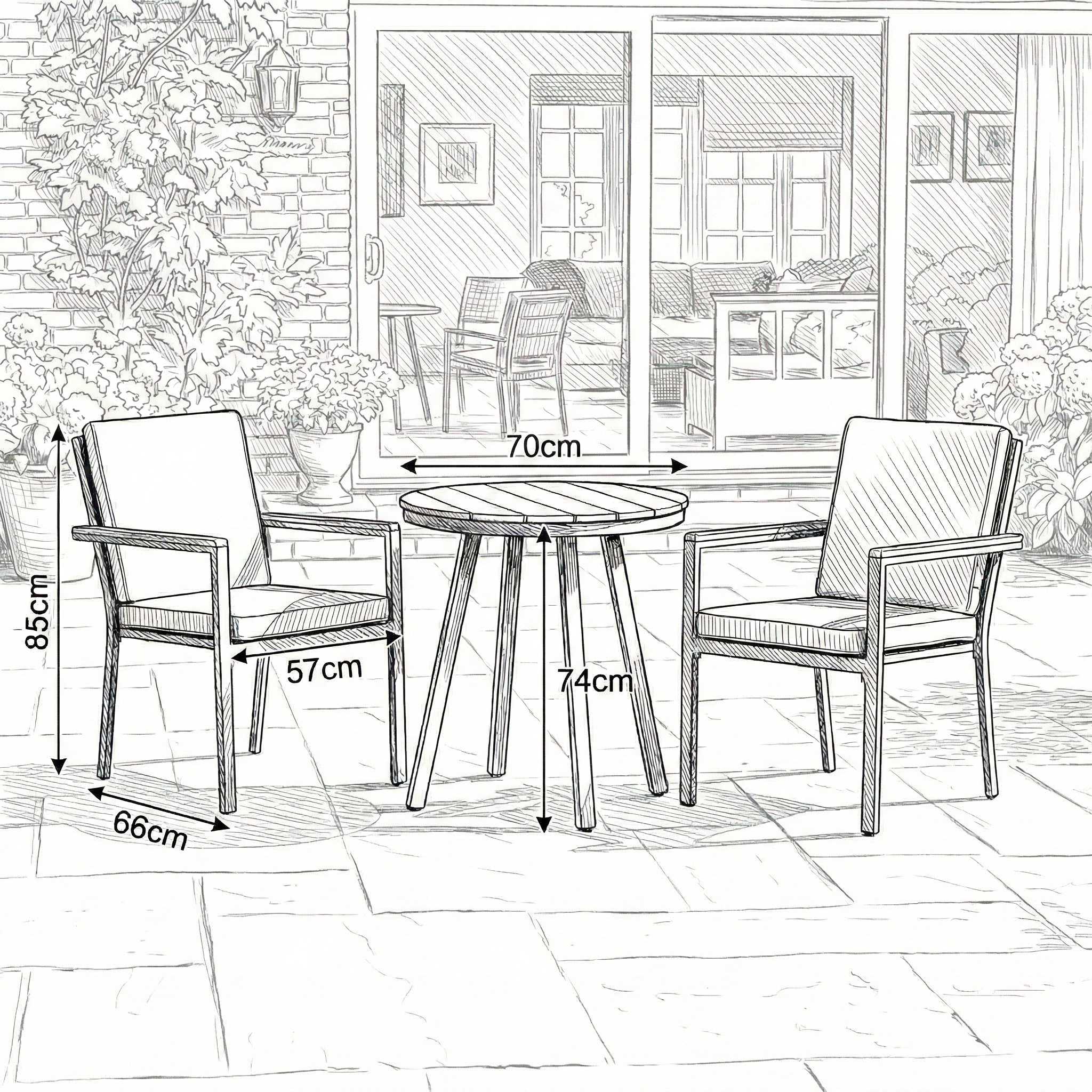 Nova Heidi Bistro Dimensions Nova Heidi Bistro Dimensions