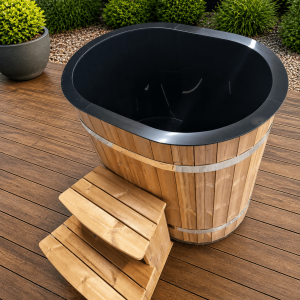 Mini Thermowood Oval Ice Bath Cold Tub