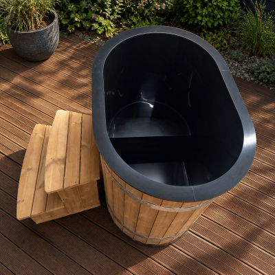 Mini Thermowood Oval Ice Bath Cold Tub